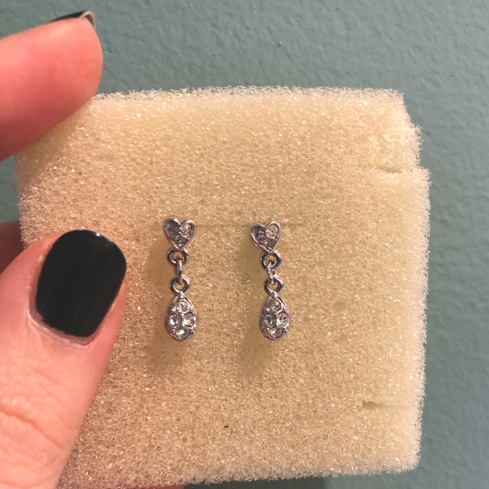 Swarovski crystal drop earrings